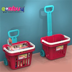 CB402628 CB948897 - Pretend play supermarket trolley kids home shopping cart toys
